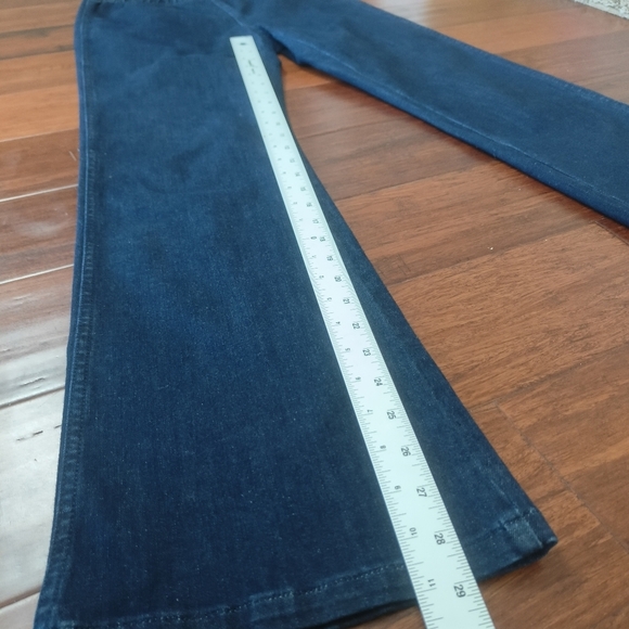 Soft Surroundings Boot Cut Pull-On Denim Jeggings Size S cotton/spandex - Picture 6 of 9